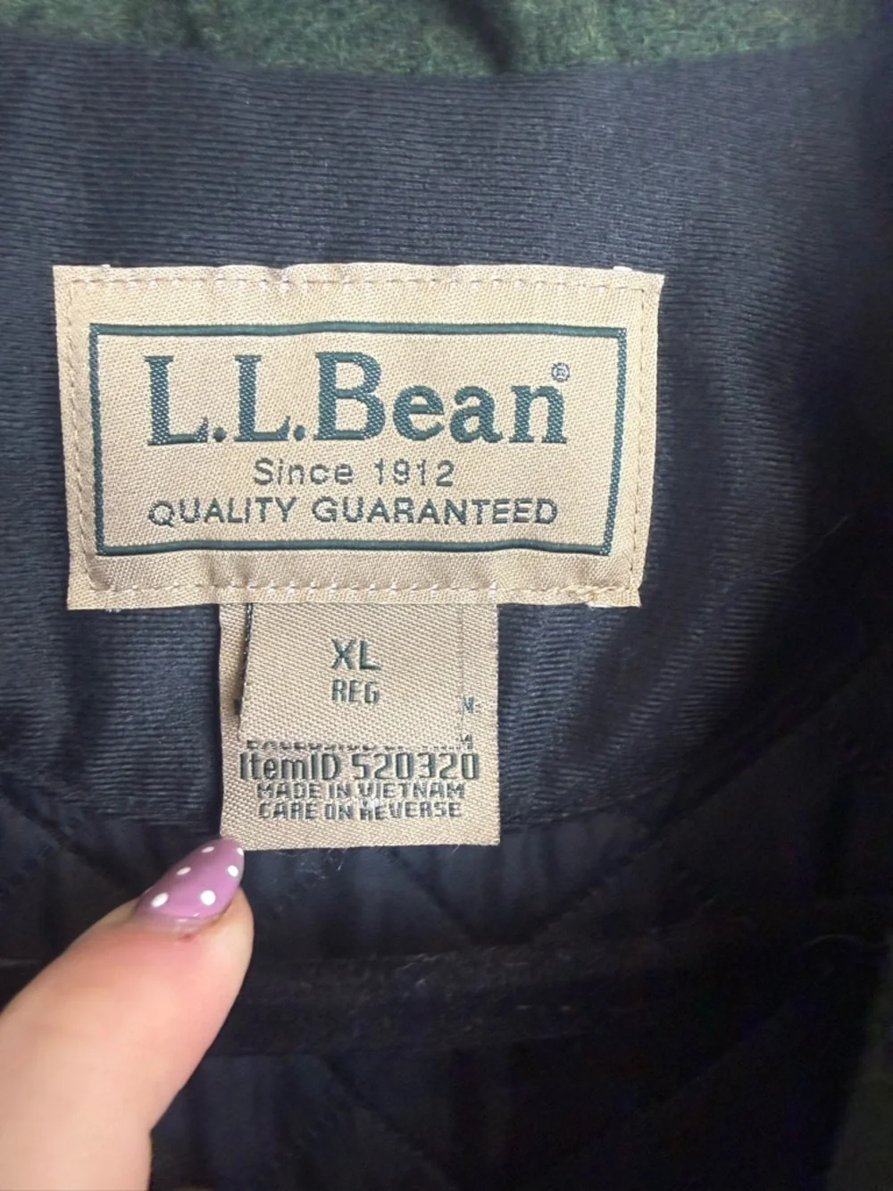 LL Bean Maine Guide Wool Primaloft Jac Shirt Jacket XL Zip Front